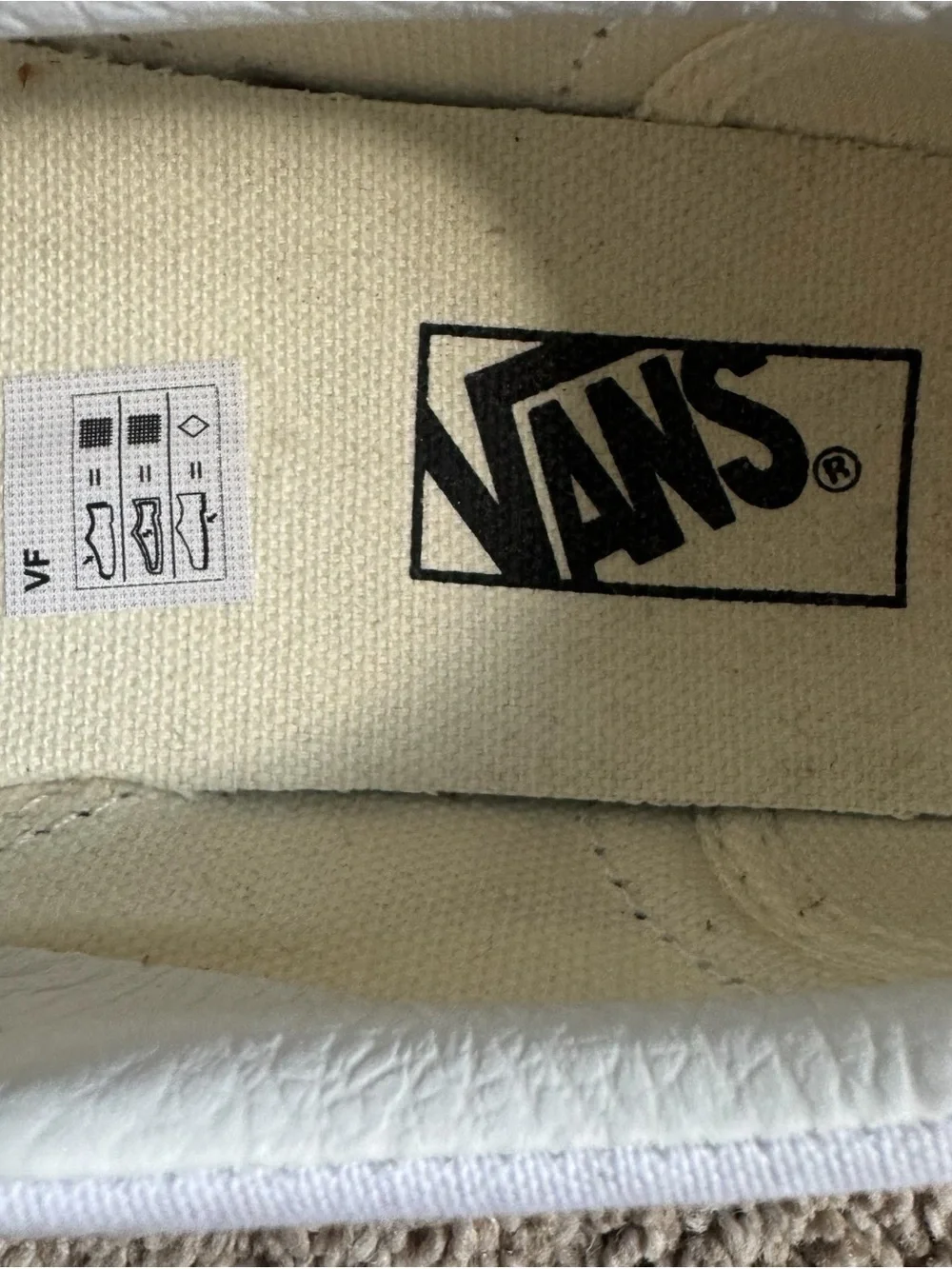Vans Classic Checkerboard Slip-On Shoes Black & White Child Size 3